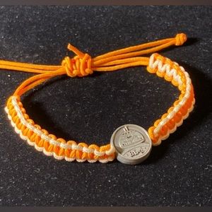 STAR WARS BB8 ORANGE AND WHITE CORD ADJUSTABLE BRACELET